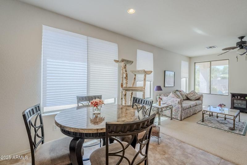 Eat in dining and family room