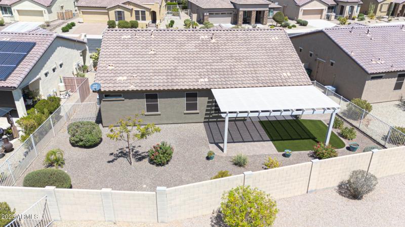 Aerial View Backyard