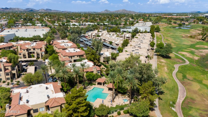 Aerial of Tuscany Villas