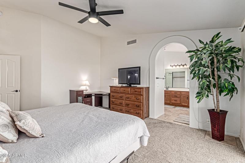 Master Bedroom to Master Bathroom