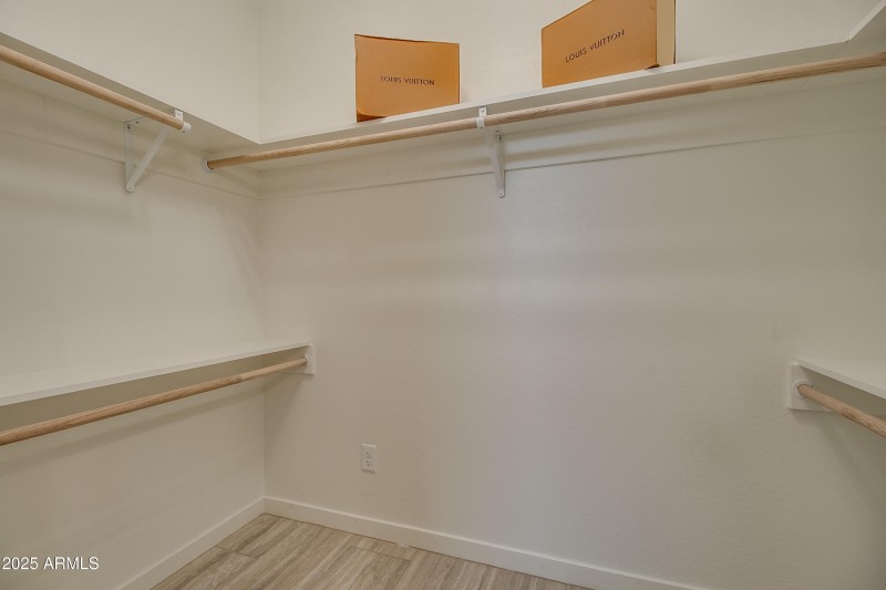 Primary closet