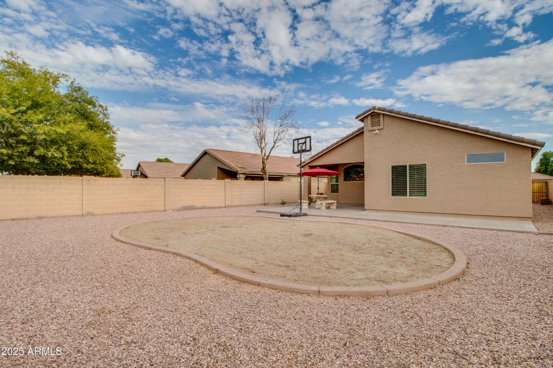 Backyard & back of house