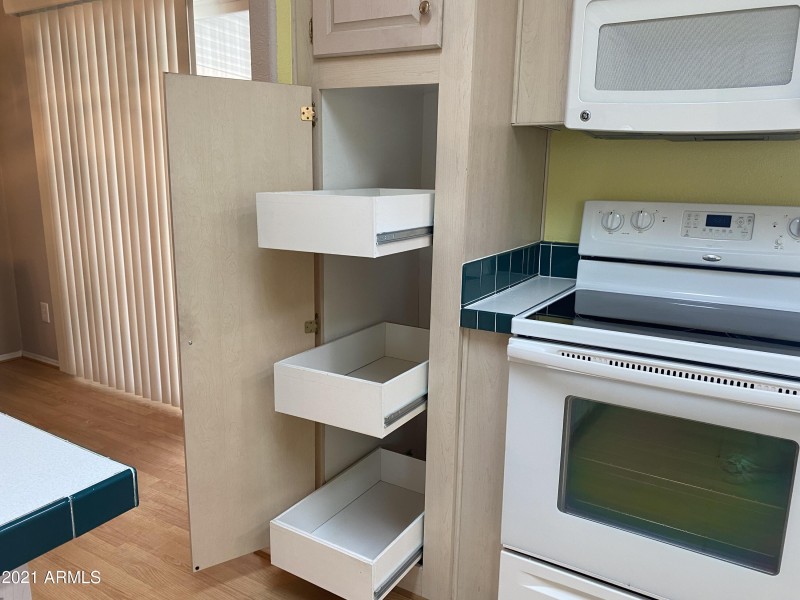 Pull out Drawers in Pantry