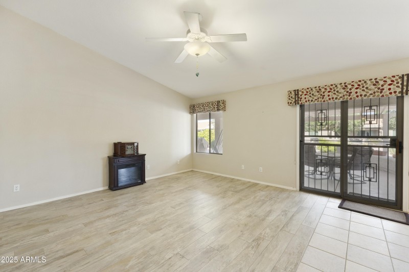 Family Room with patio access