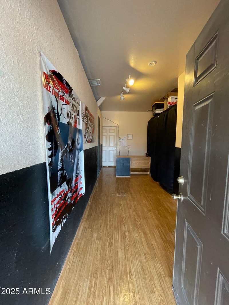hallway to gym