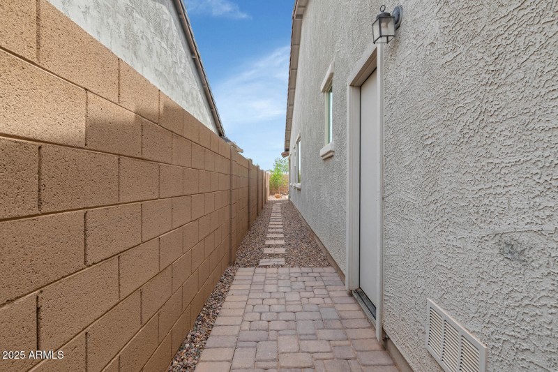 Garage Side Door to Backyard