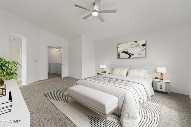 Primary bedroom VS