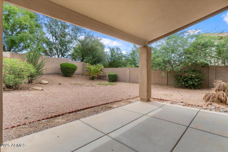 Back patio