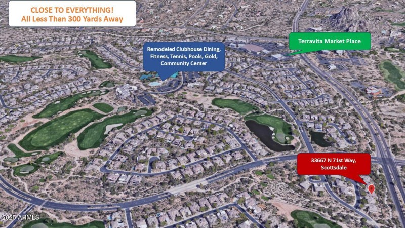 33667 N 71st Way Map with Labels
