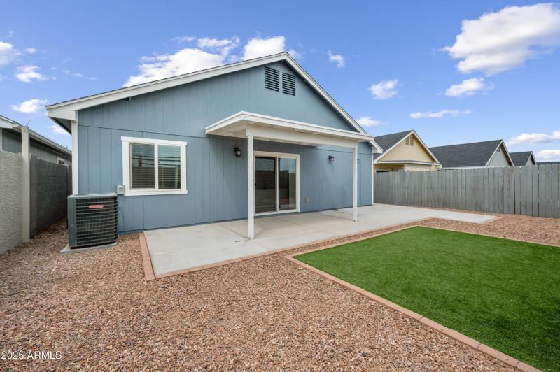 Freshly painted exterior