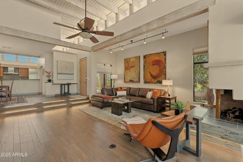 SOARING CEILINGS IN GREAT ROOM