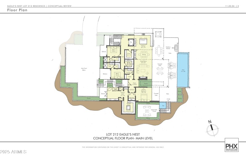 Main level floor plan