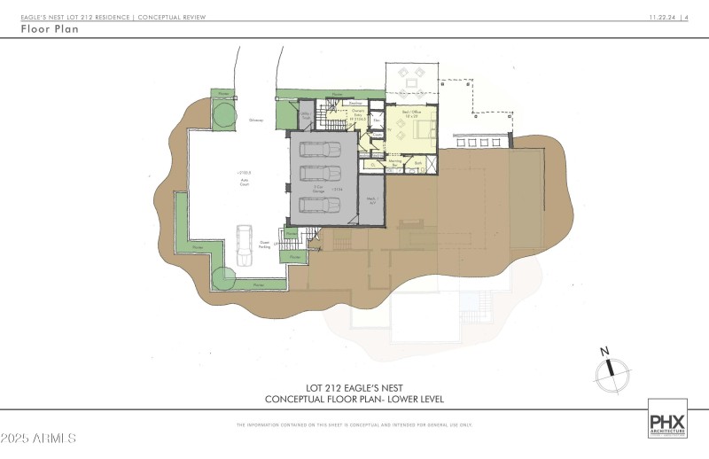 Lower level floor plan