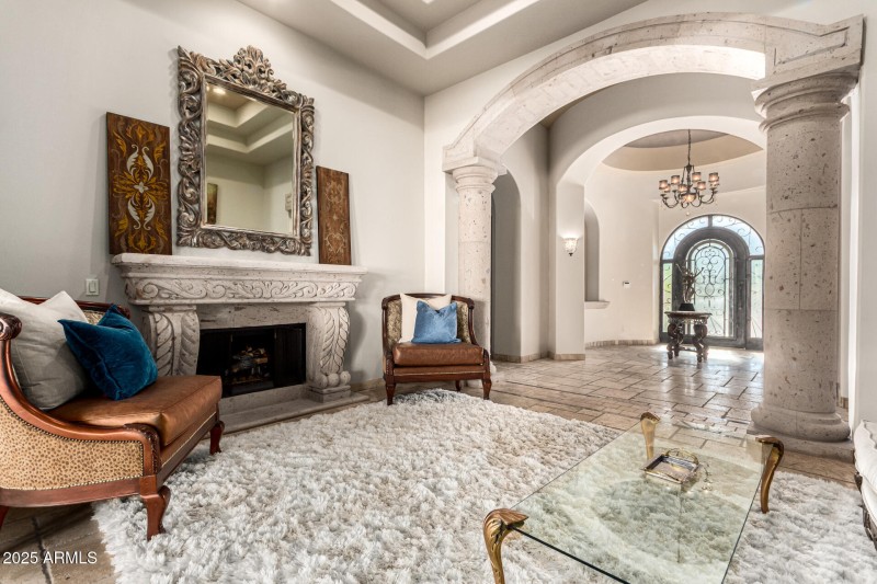 Formal Living with Fireplace