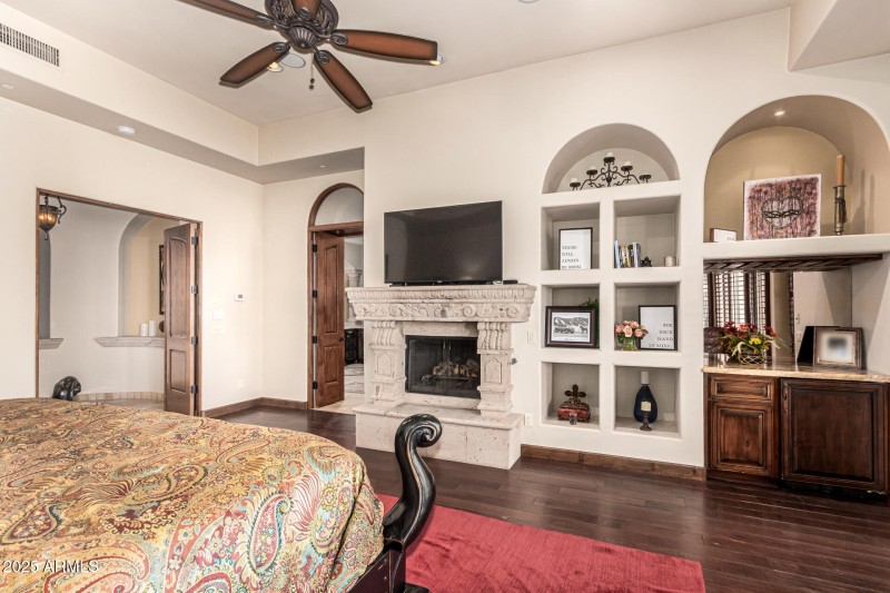 Primary Bedroom with Fireplace