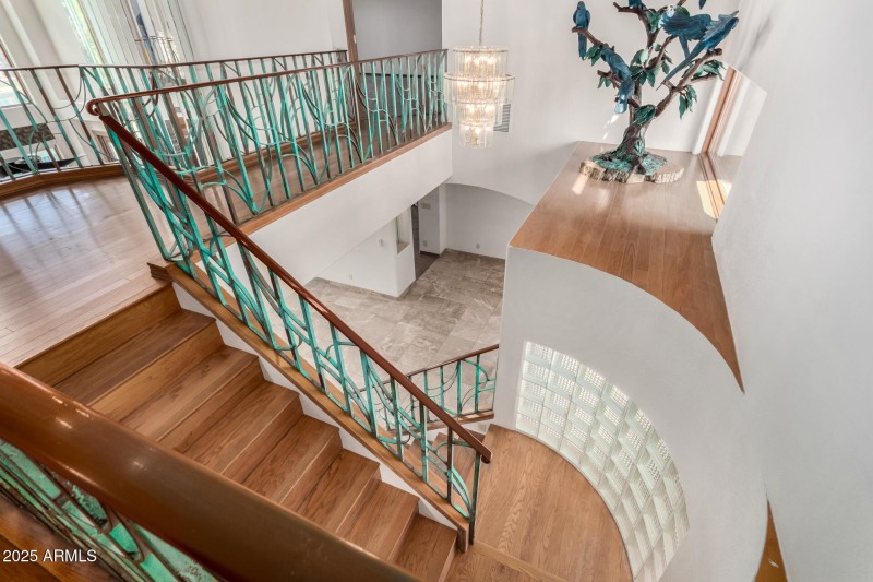 Custom Wrought Iron Staircase
