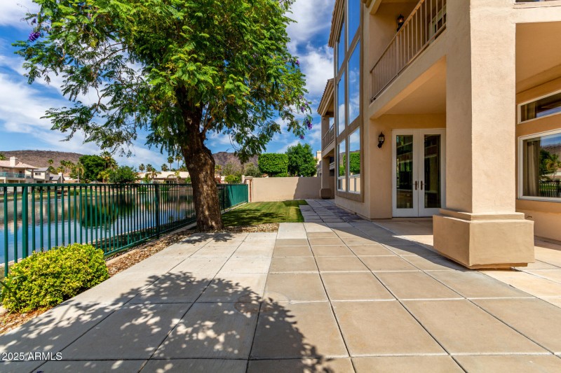 North Facing Backyard