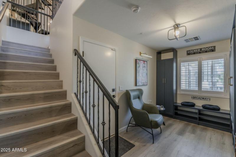 Stair way to main floor