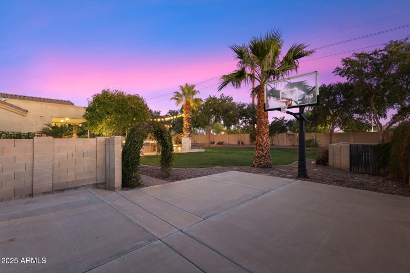 RV Parking/Basketball Twilight