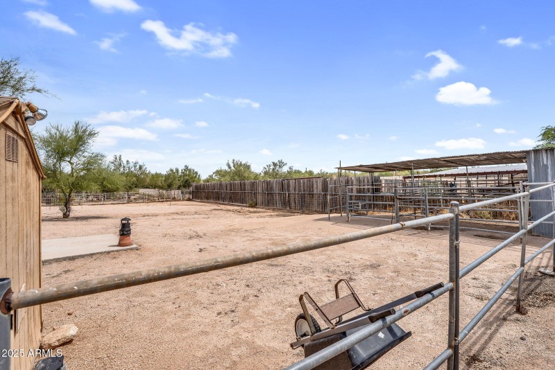 Horse property and paddock