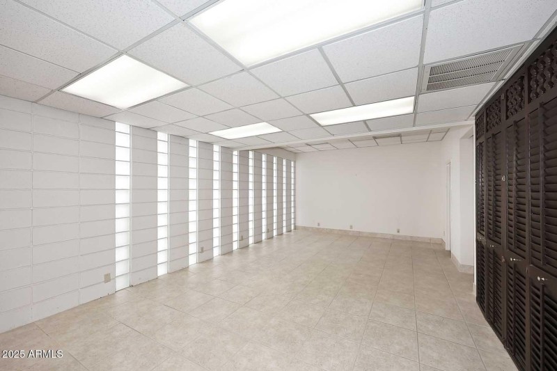 Glass Block Windowed Executive Suite