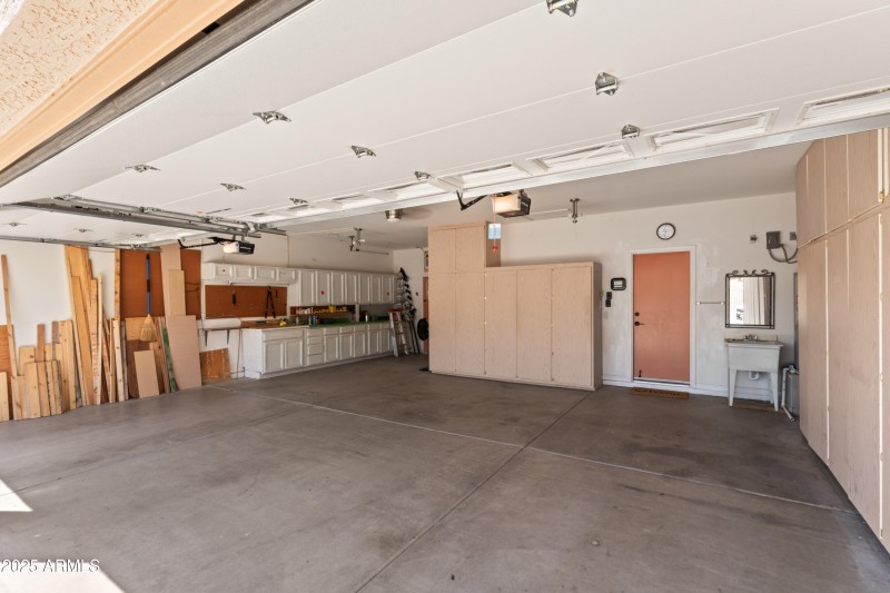 EXTENDED 3 1/2 CAR GARAGE