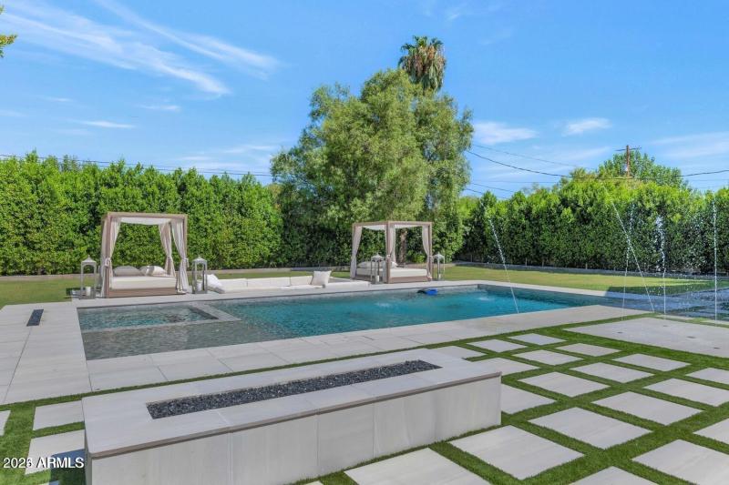 Fire pits all around