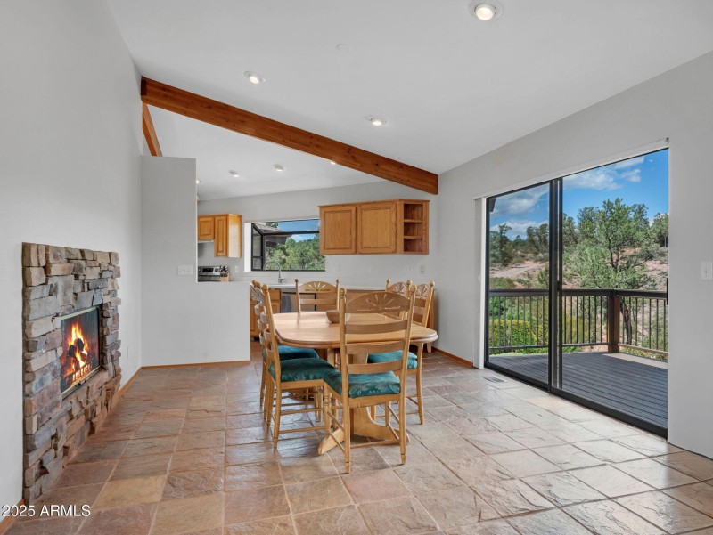 Dining Room with Deck Access
