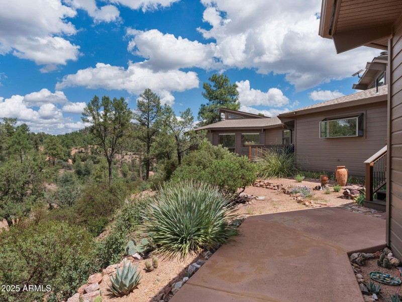 Landscaped Entry