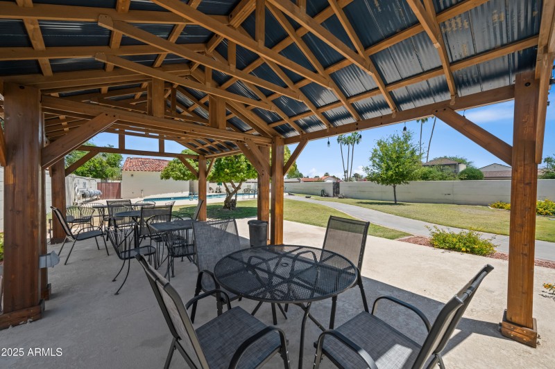 Dining gazebo