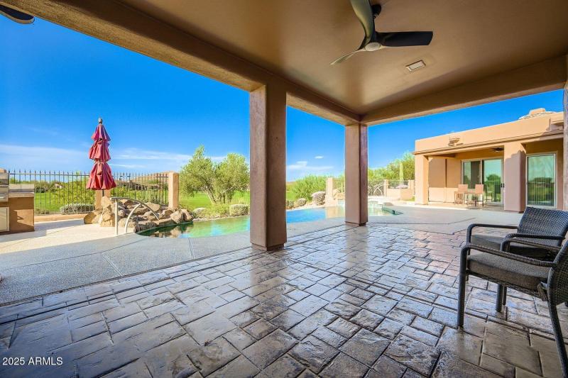 Covered Patio/Golf Views