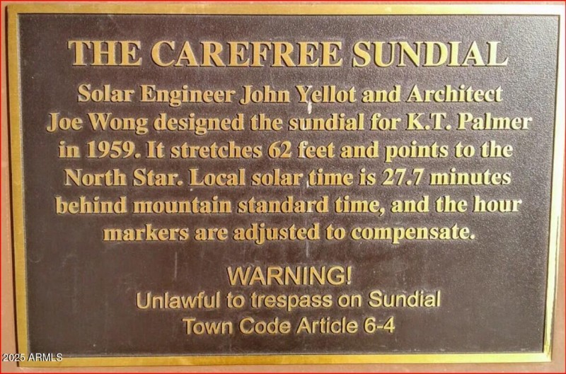 Sundial Plaque