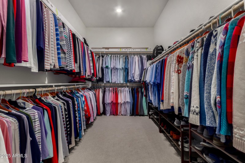 Spacious Walk-In Closet