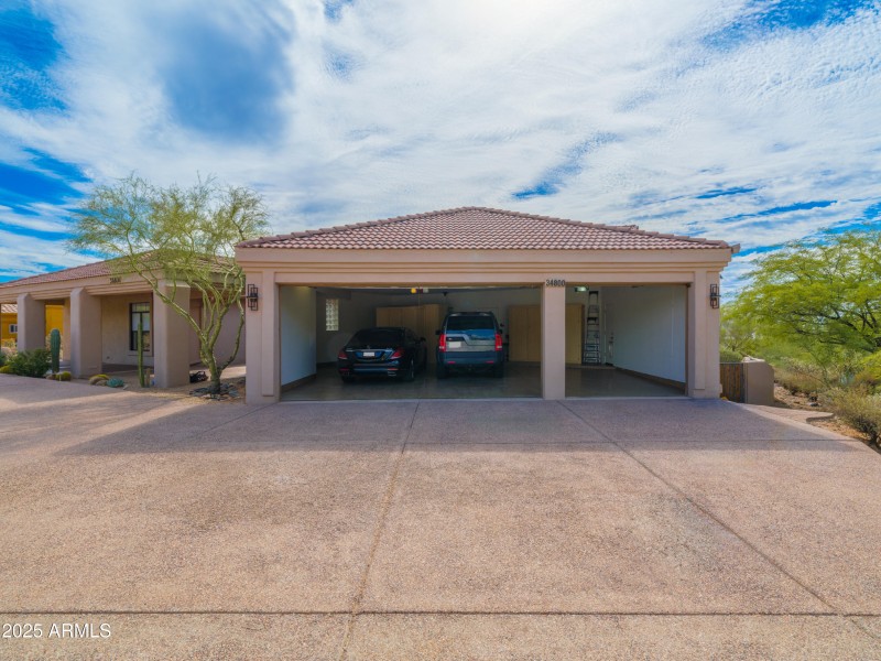 Extended 3-Car Garage