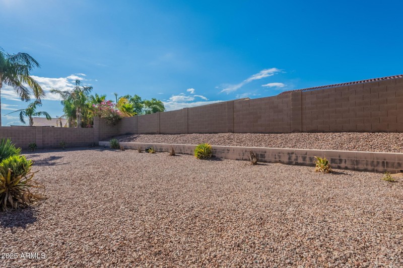 Landscaped Backyard