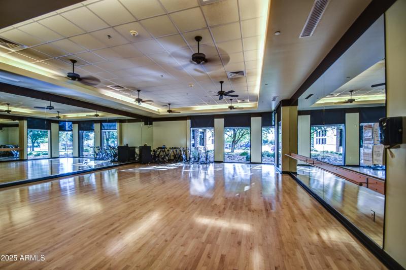 Aerobics room