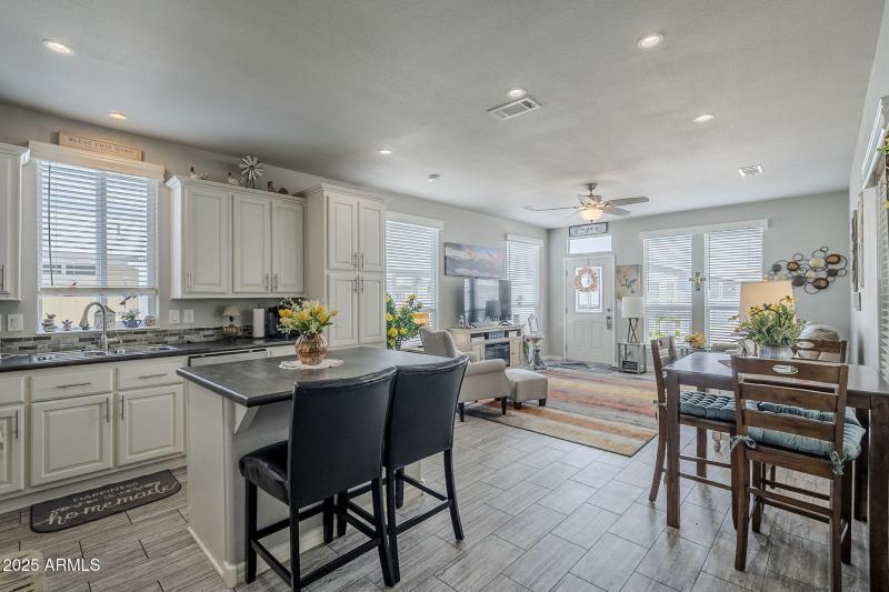 Open floorplan keeps people connected