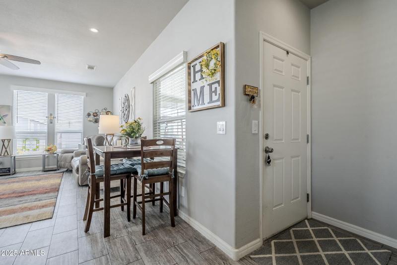 Separate Garage Entry