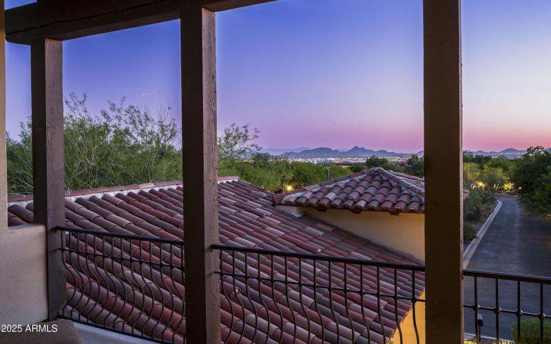 Patio off Loft with Sunset Views