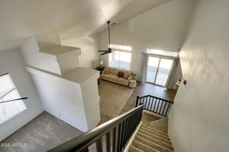 TV Room from Upstairs