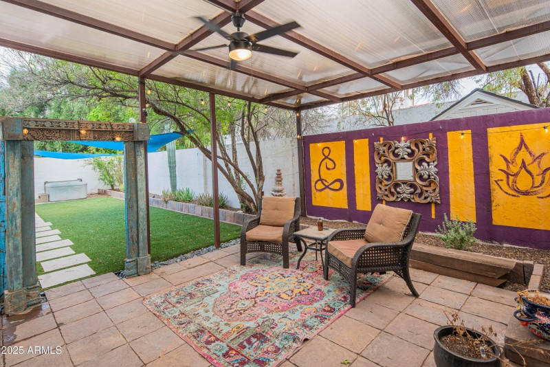 Backyard Seating Area