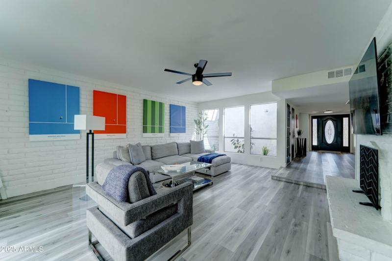 Totally remodeled great room!