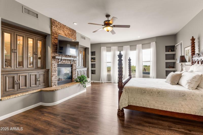 Primary Bedroom with Fireplace