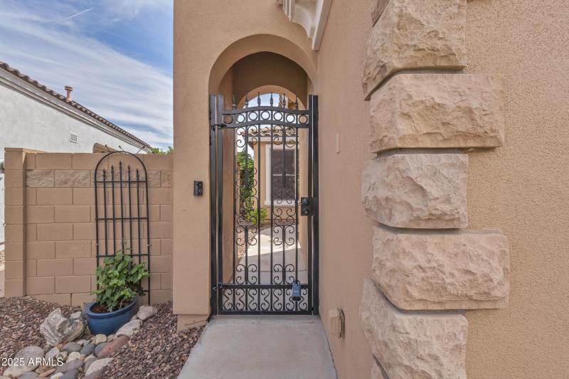 Custom Wrought Iron Entry Door