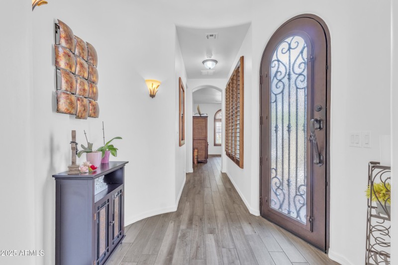 Rotunda Entry with Custom Iron Door
