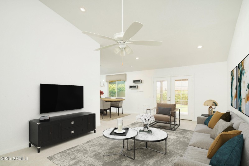 Staged Living Room