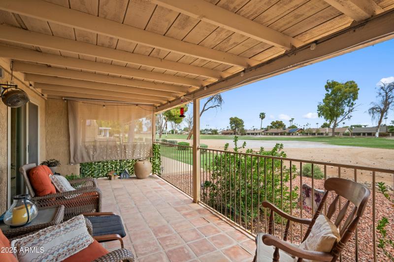 North View of Back Patio