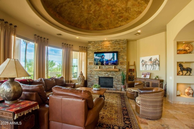 circular entertaining room