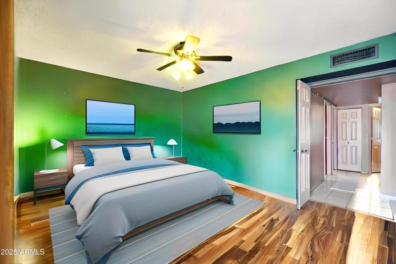 Masterbedroom Virtual Staging