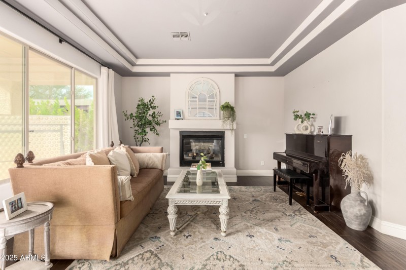 Cozy Gas Fireplace